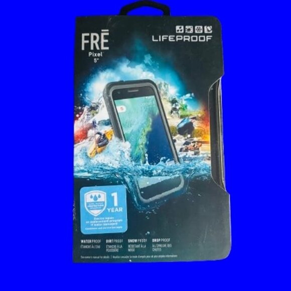 LIFEPROOF CASE FOR GOOGLE PIXEL 5 WATER PROOF GENUINE BLACK NEW - Picture 1 of 2